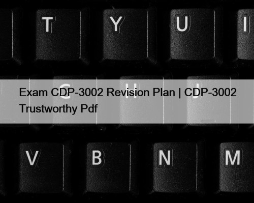 Exam CDP-3002 Revision Plan | CDP-3002 Trustworthy Pdf